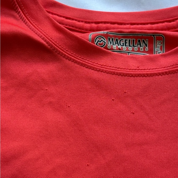 Magellan Outdoors Young Mens Fish Gear LS Shirt Red Size Large - Picture 4 of 7